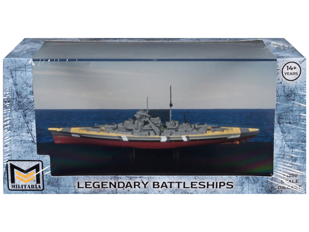 Bismarck Battleship "German Navy" (1941) "Legendary Battleships" Series 1/1250 Diecast Model by Militaria Die Cast-2