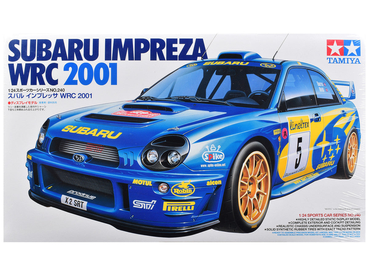 Model Kit Subaru Impreza "WRC" (2001) 1/24 Scale Model by Tamiya Tamiya