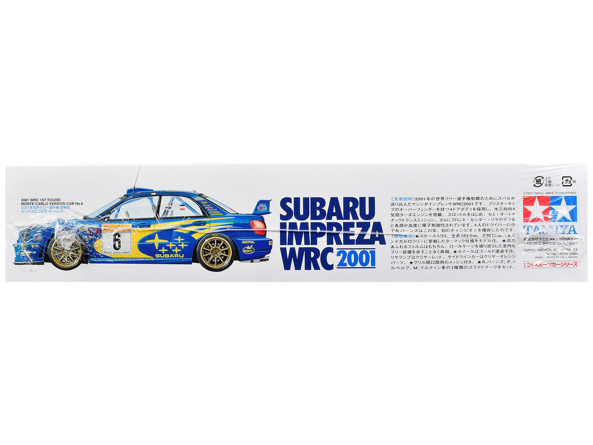 Model Kit Subaru Impreza "WRC" (2001) 1/24 Scale Model by Tamiya Tamiya