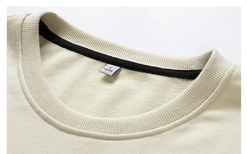 Fleeced Hoodie Pullover For Men With Round Collar LadyShow.Store