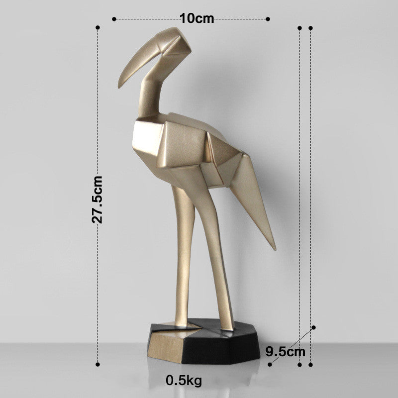 Nordic Creative Flamingo Decoration Resin Crafts CJD