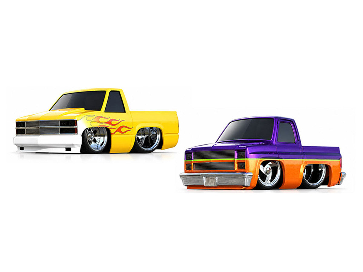 "Just Truck'n" Series 9 Chevrolet Pickup Double Pack Set of 2 Diecast Model Cars by CarTuned Car Tuned