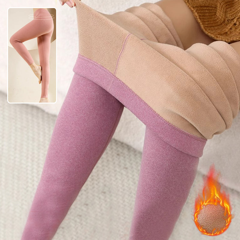 Warm Cashmere Leggings Winter Solid Slim Pants Fashion Trousers For Women Clothing LadyShow.Store