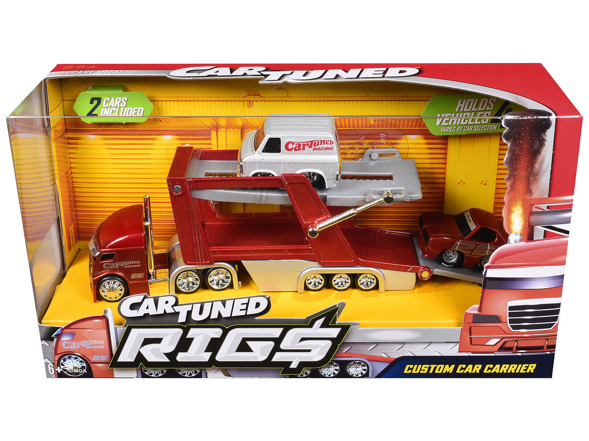 "Rigs Car Hauler" Series #2B Set of 3 pieces Diecast Model Cars by CarTuned Car Tuned