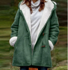 Women's Mid-length Windbreaker Coat Coat Warm Top LadyShow.Store