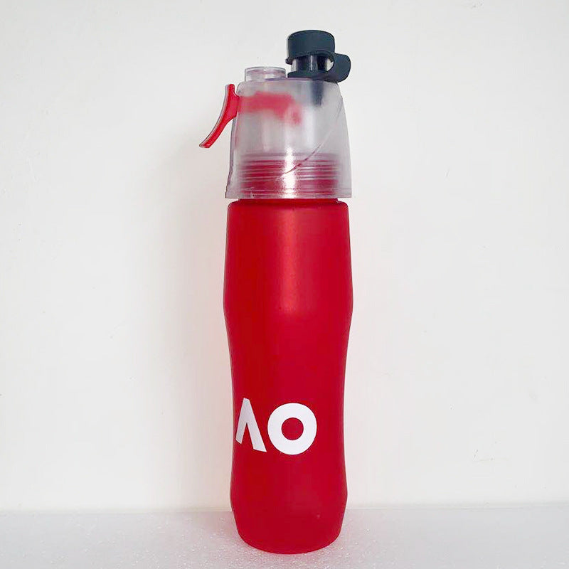 Plastic Spray Sports Water Bottle for Students LadyShow.Store