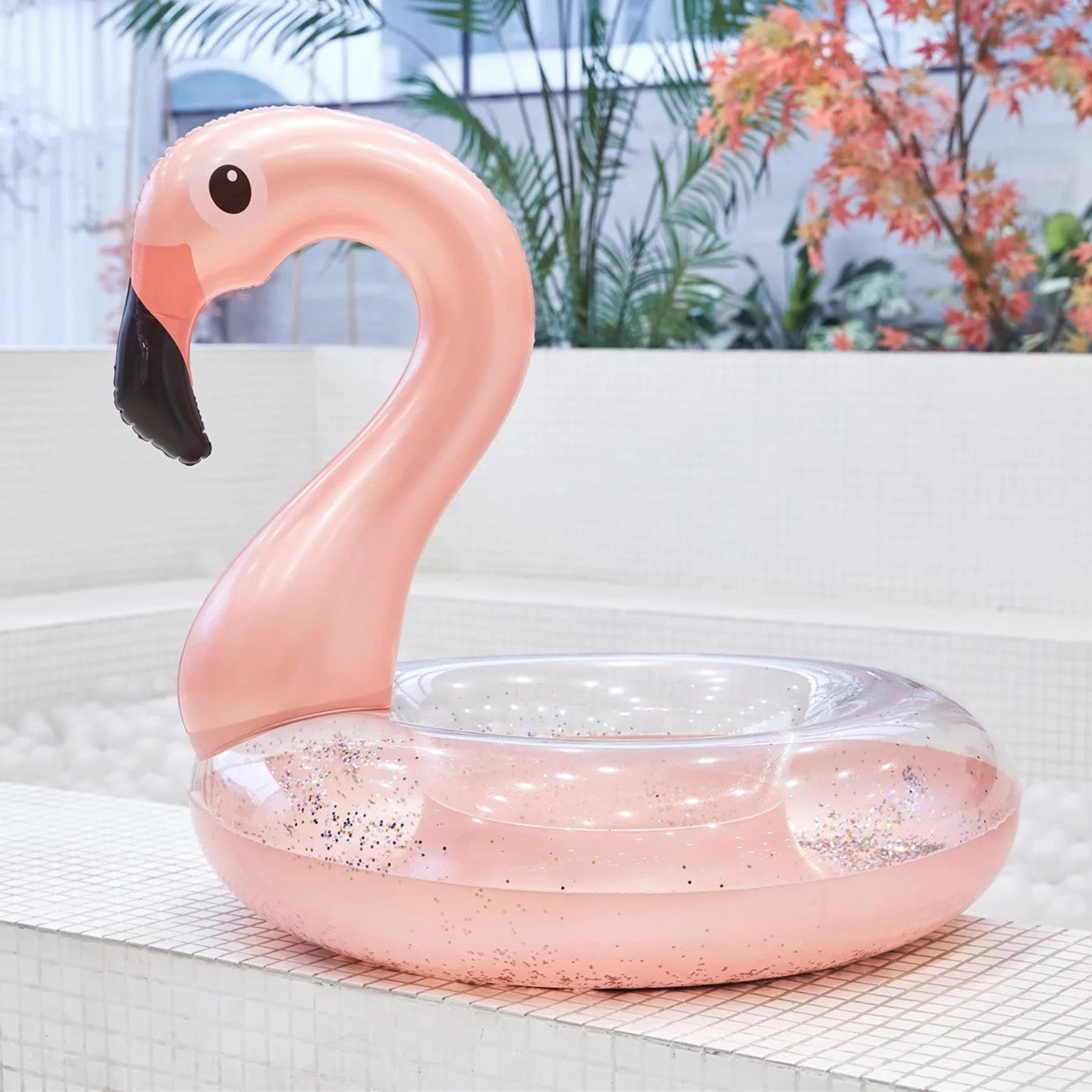 Flamingo Swimming Ring Floating Donut Summer Outdoor Activities Beach Party Inflatable Swimming Pool Toys CJD