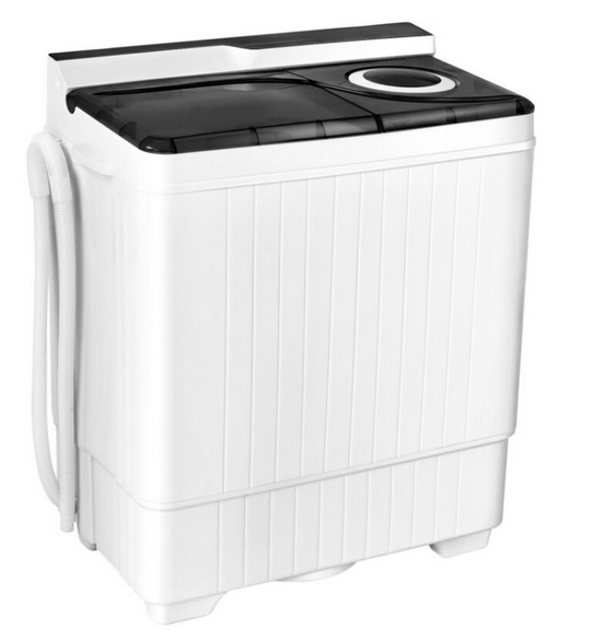Portable Semi-Aautomatic Washing Machine 26 lbs with Built-in Drain Pump