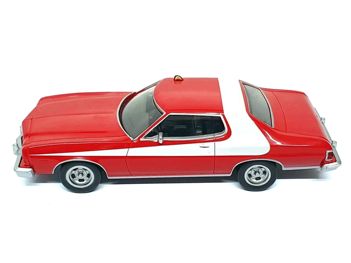 1975 Ford Gran Torino Red with White Graphics 1/43 Diecast Model Car by Norev-2