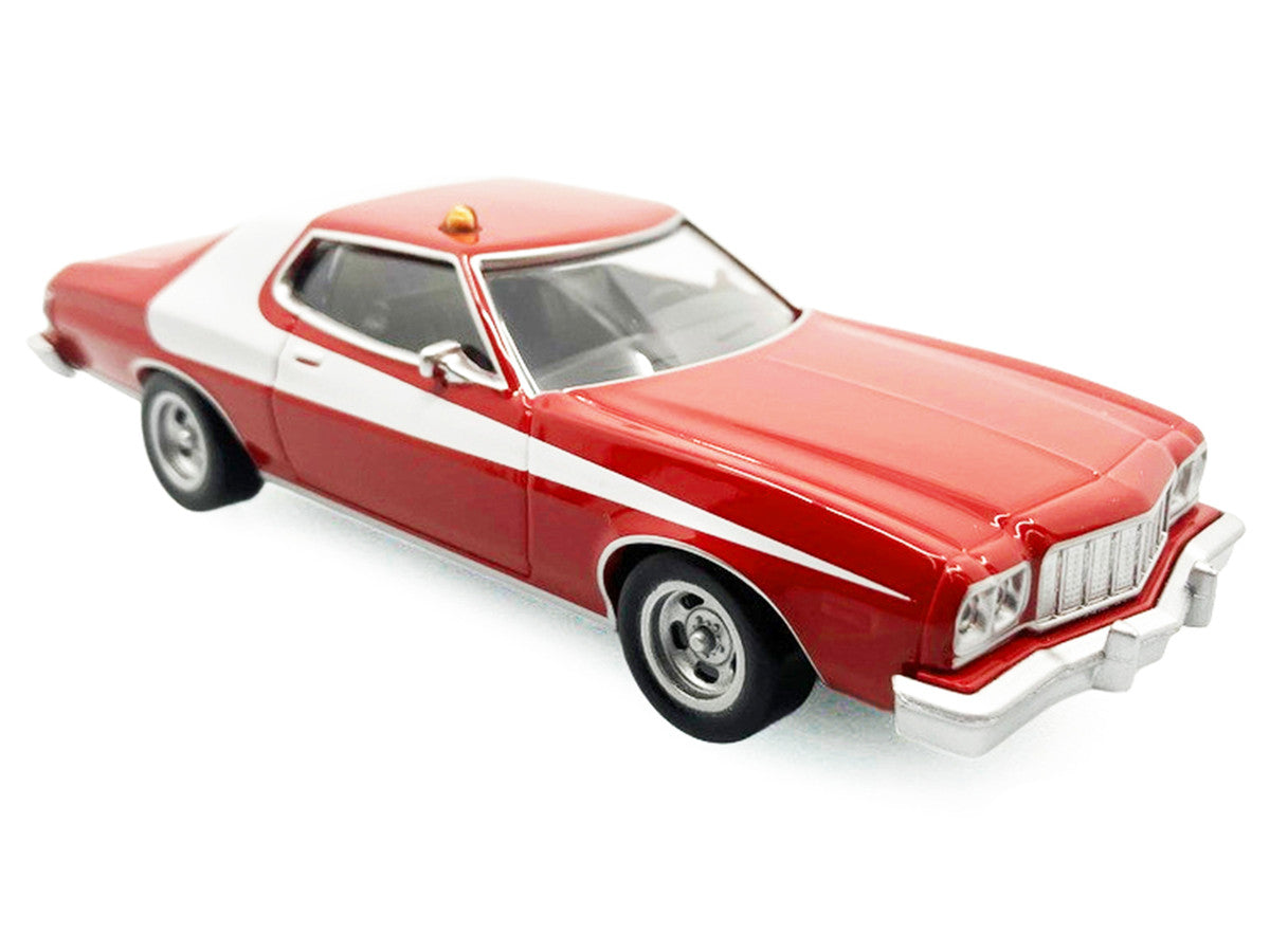 1975 Ford Gran Torino Red with White Graphics 1/43 Diecast Model Car by Norev-3