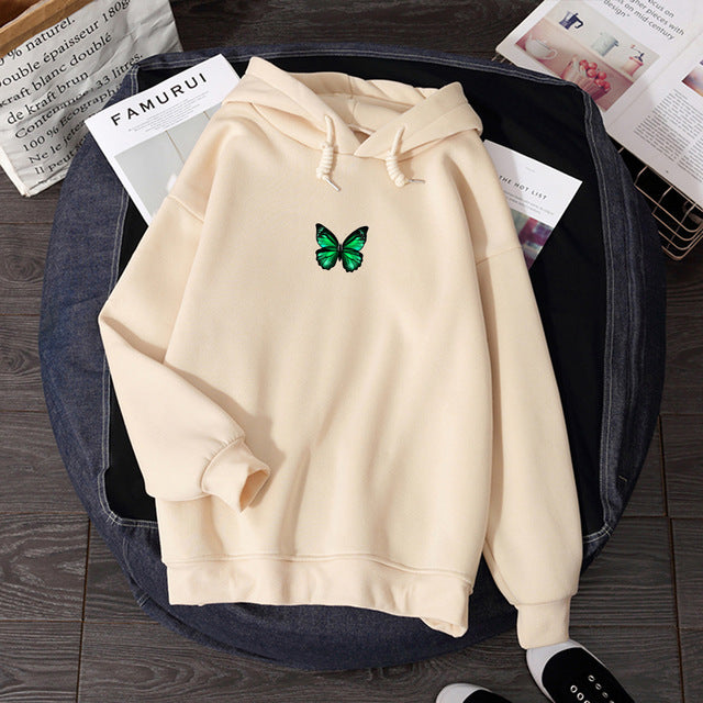 Butterfly Print Hoodie