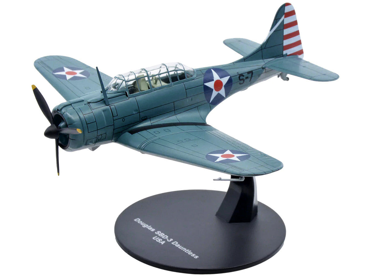 Douglass SBD-3 Dauntless Bomber Plane (United States Navy 1938) 1/72 Diecast Model by Warbirds of WWII War Birds of WWII