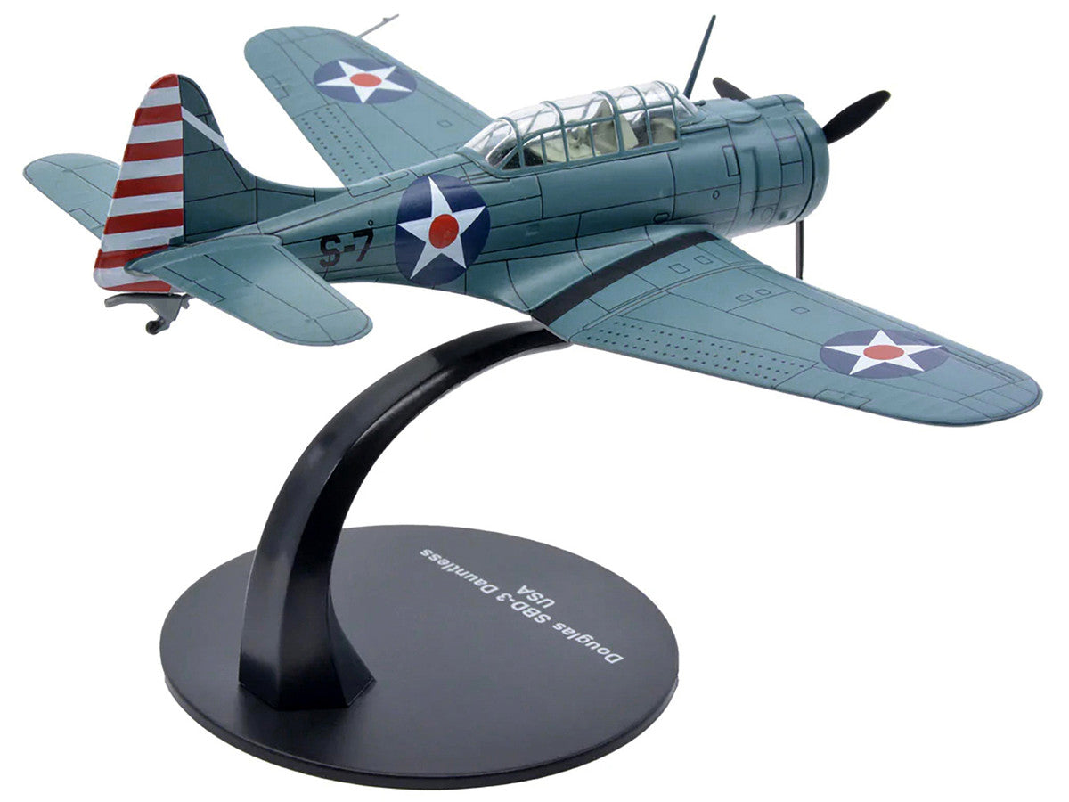 Douglass SBD-3 Dauntless Bomber Plane (United States Navy 1938) 1/72 Diecast Model by Warbirds of WWII War Birds of WWII