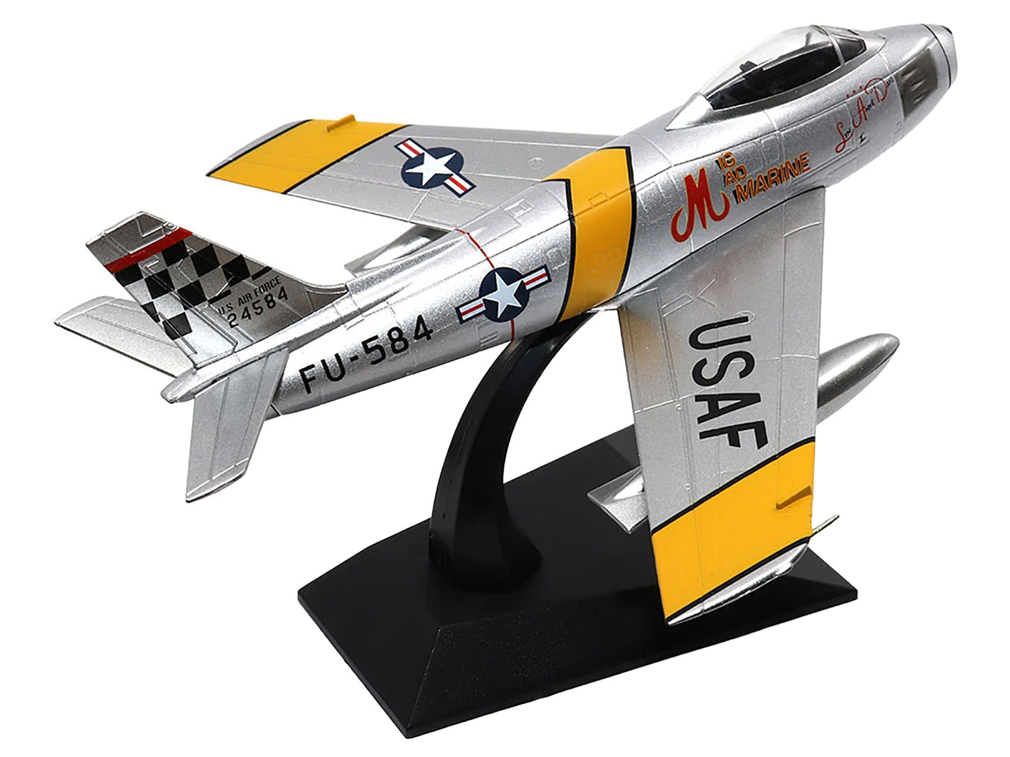 North American F-86F Sabre Fighter Aircraft "US Air Force" 1/72 Diecast Model by Militaria Die Cast