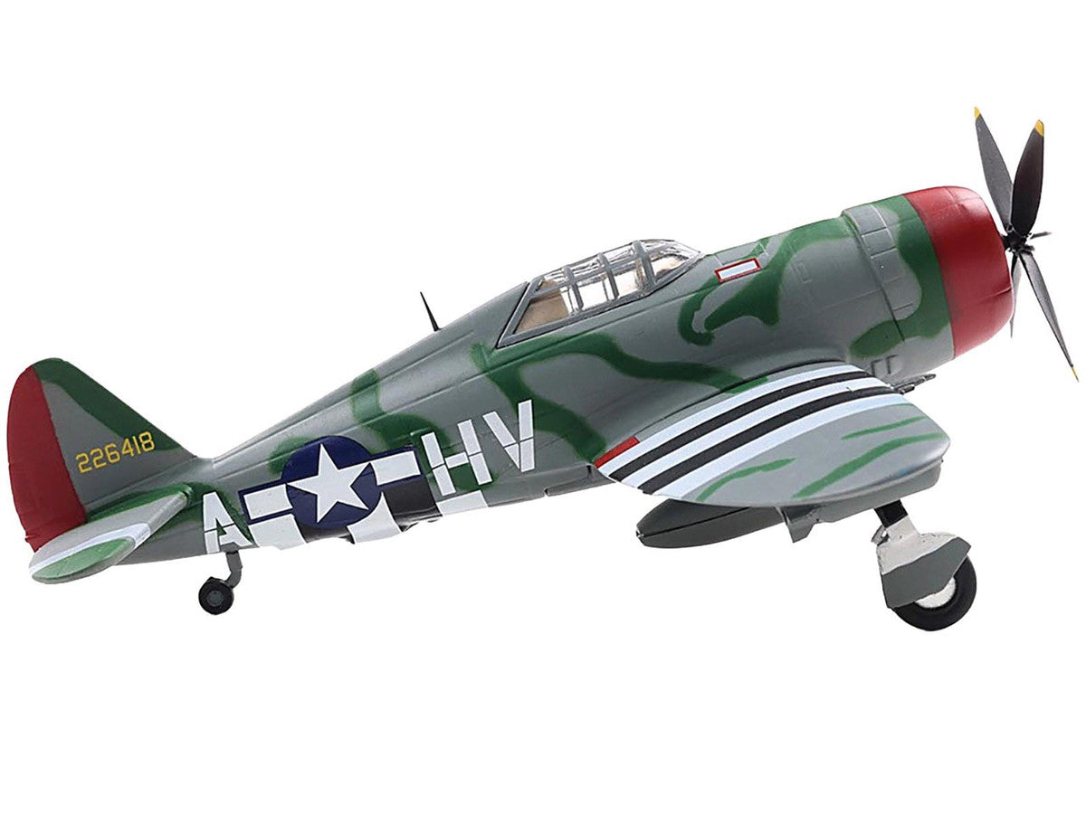 Republic P-47 Thunderbolt Fighter Aircraft "Lt. Col. Francis S. "Gabby" Gabreski" United States Army Air Forces 1/72 Diecast Model by Militaria Die Cast-3