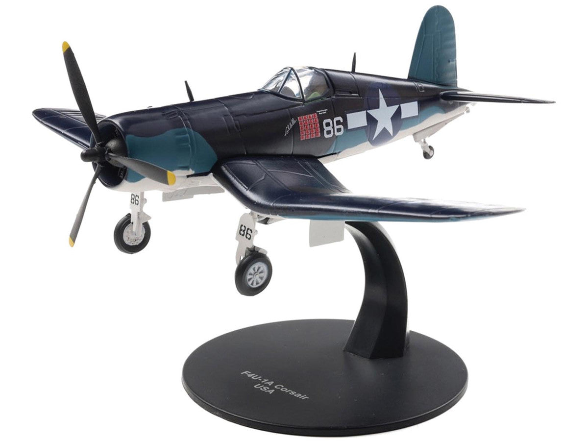 Vought F4U-1A Corsair Fighter Aircraft "Maj. Gregory "Pappy" Boyington VMF 214" United States Marine Corps 1/72 Diecast Model by Militaria Die Cast-3
