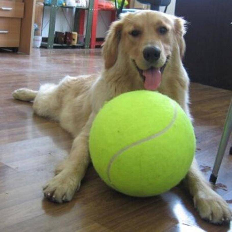 Jumbo Tennis Ball Threaded Pear