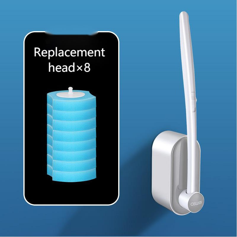 Disposable No Dead Angle Toilet Cleaning Brush Best YouTube Store