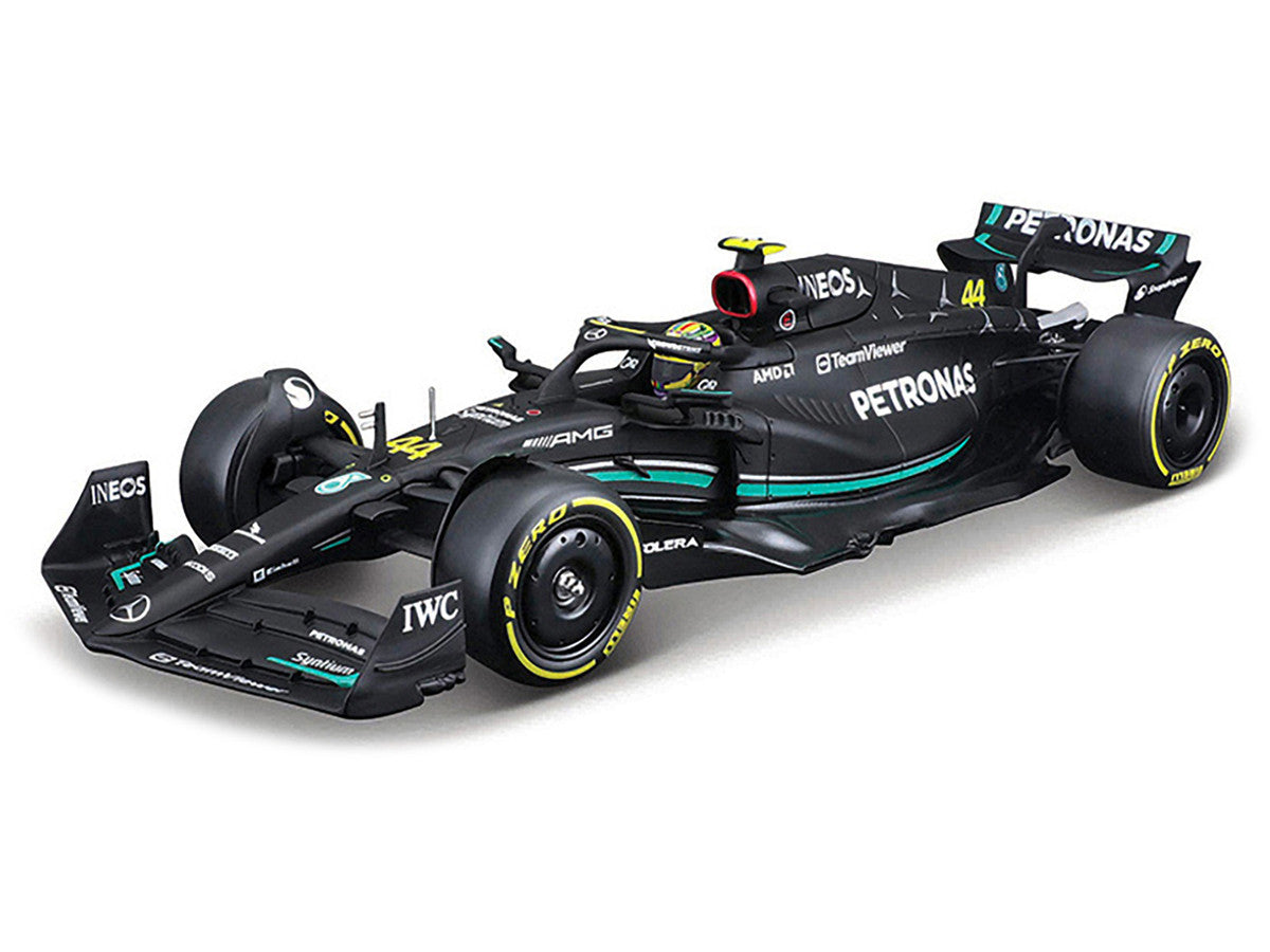 Mercedes-AMG F1 W14 E Performance #44 Lewis Hamilton "Petronas" Formula One F1 "World Championship" (2023) 1/24 Diecast Model Car by Bburago Bburago