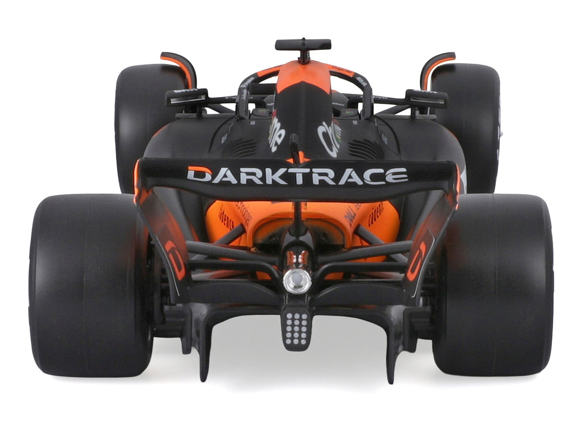 McLaren MCL38 #81 Oscar Piastri "OKX" Formula One F1 "Miami GP" (2024) with Display Case 1/24 Diecast Model Car by Bburago Bburago