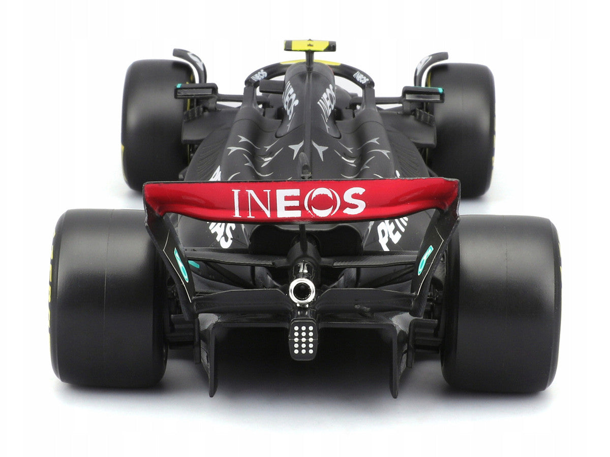 Mercedes-AMG F1 W14 E Performance #44 Lewis Hamilton "Petronas" Formula One F1 "World Championship" (2023) with Driver Figure "Race" Series 1/24 Diecast Model Car by Bburago Bburago