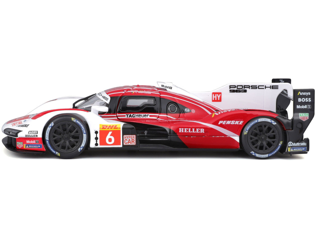 Porsche 963 #6 Kevin Estre - Andre Lotterer - Laurens Vanthoor "Porsche Penske Motorsport" Winner "FIA World Endurance Championship" (2024) 1/24 Diecast Model Car by Bburago Bburago