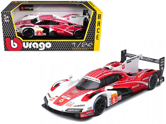 Porsche 963 #6 Kevin Estre - Andre Lotterer - Laurens Vanthoor "Porsche Penske Motorsport" Winner "FIA World Endurance Championship" (2024) 1/24 Diecast Model Car by Bburago Bburago