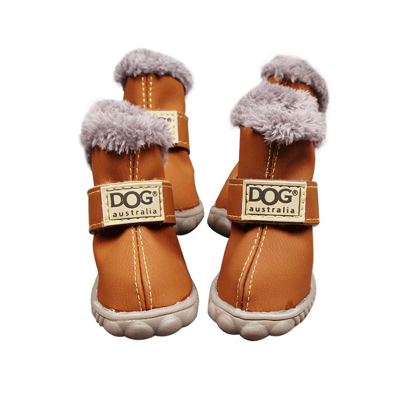 Dog Thick Snow Boots Keep Warm Teddy Autumn And Winter VIP Shoes LadyShow.Store