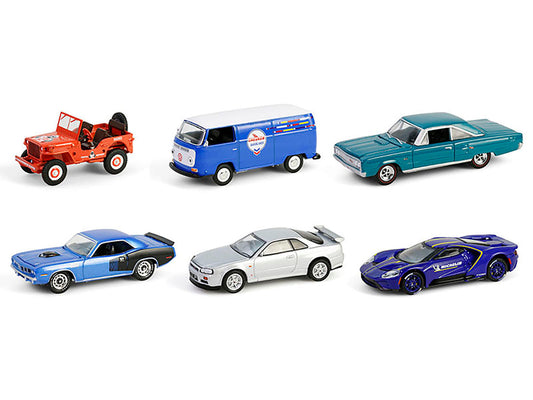 "Anniversary Collection" Set of 6 pieces Series 17 1/64 Diecast Model Cars by Greenlight Greenlight
