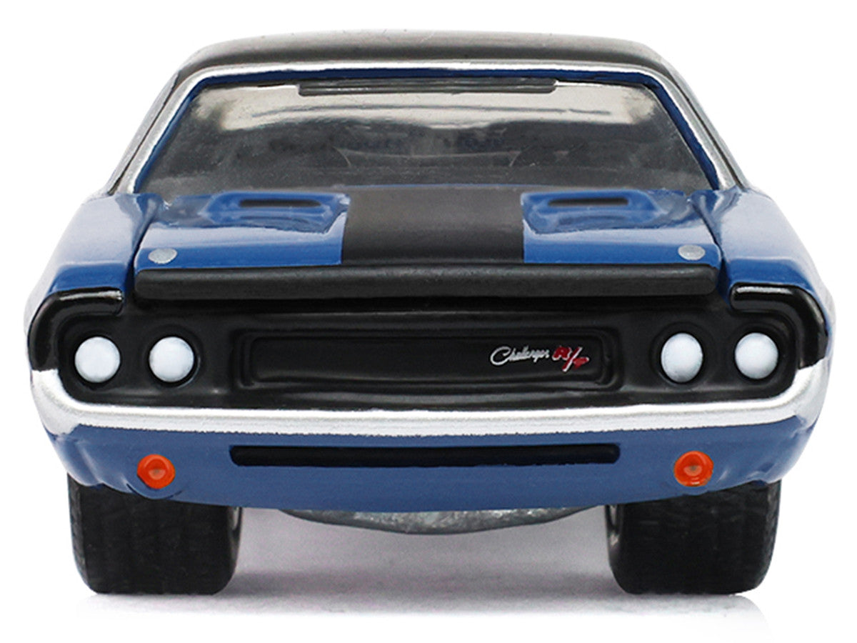 1970 Dodge Challenger Blue with Black Top "America 250 Edition" "Anniversary Collection" Series 18 1/64 Diecast Model Car by Greenlight Greenlight