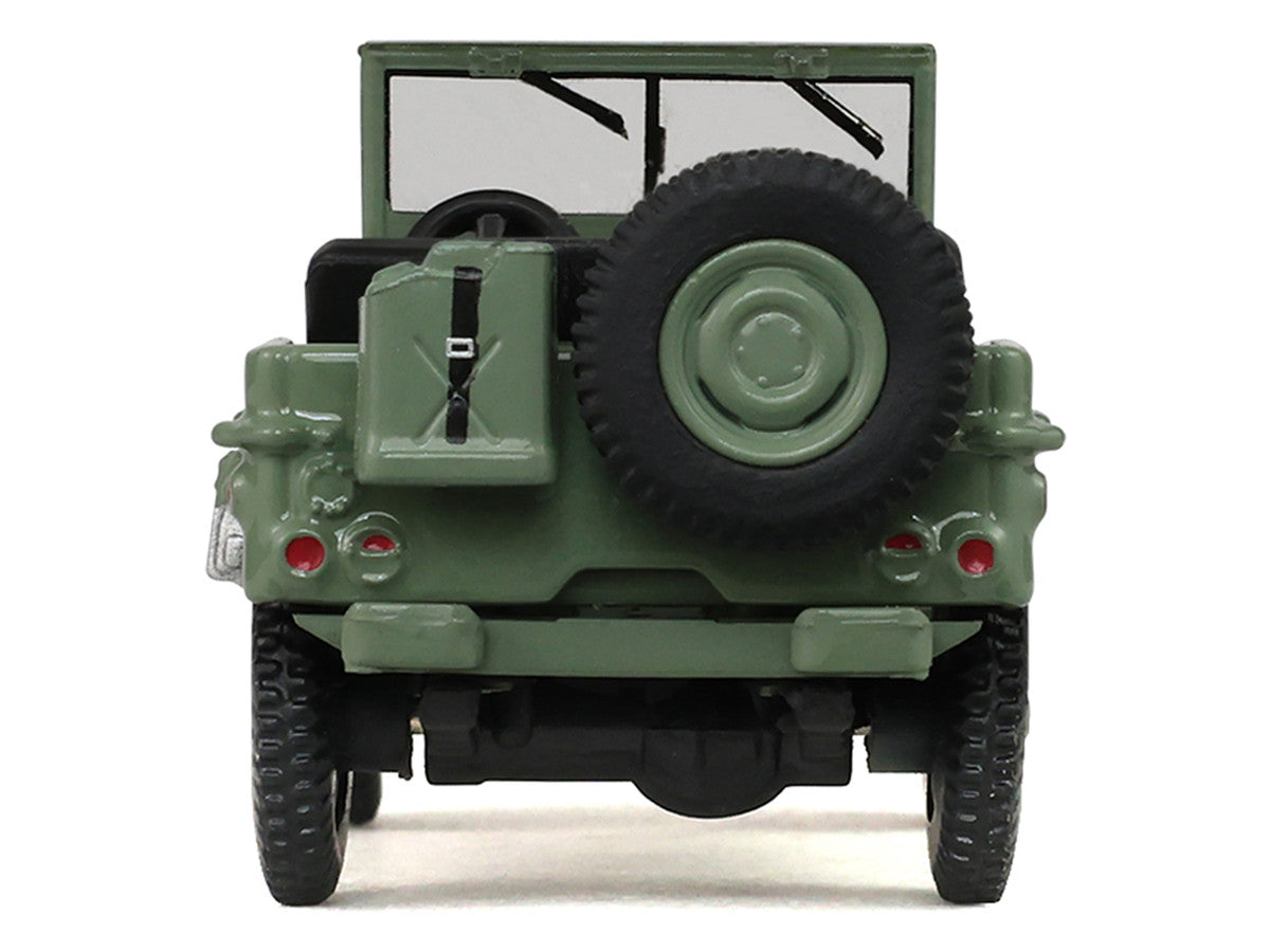 1942 Willy’s MB Jeep Olive Green "America 250 Edition" "Anniversary Collection" Series 18 1/64 Diecast Model Car by Greenlight Greenlight