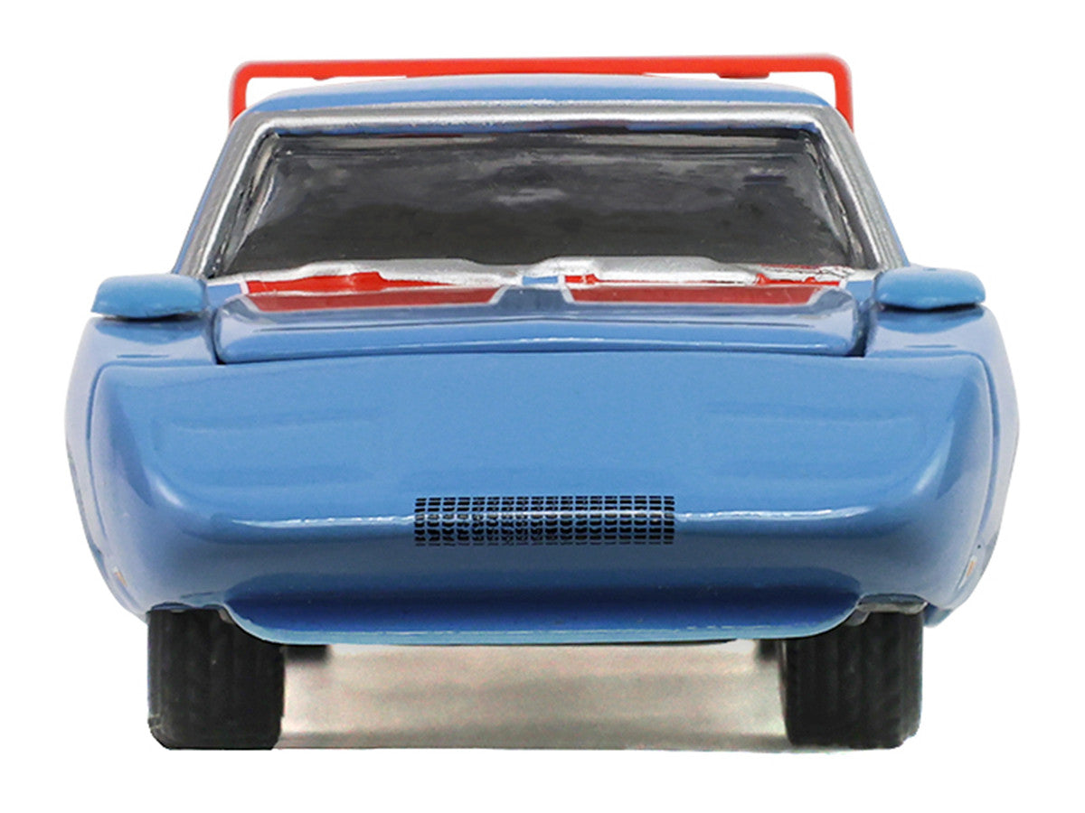 1969 Dodge Charger Daytona Blue with Red Stripes "America 250 Edition" "Anniversary Collection" Series 18 1/64 Diecast Model Car by Greenlight Greenlight