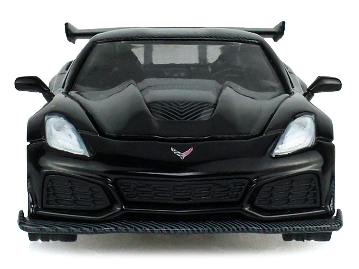 2019 Chevrolet Corvette ZR1 Black "Black Bandit" Series 31 1/64 Diecast Model Car by Greenlight Greenlight