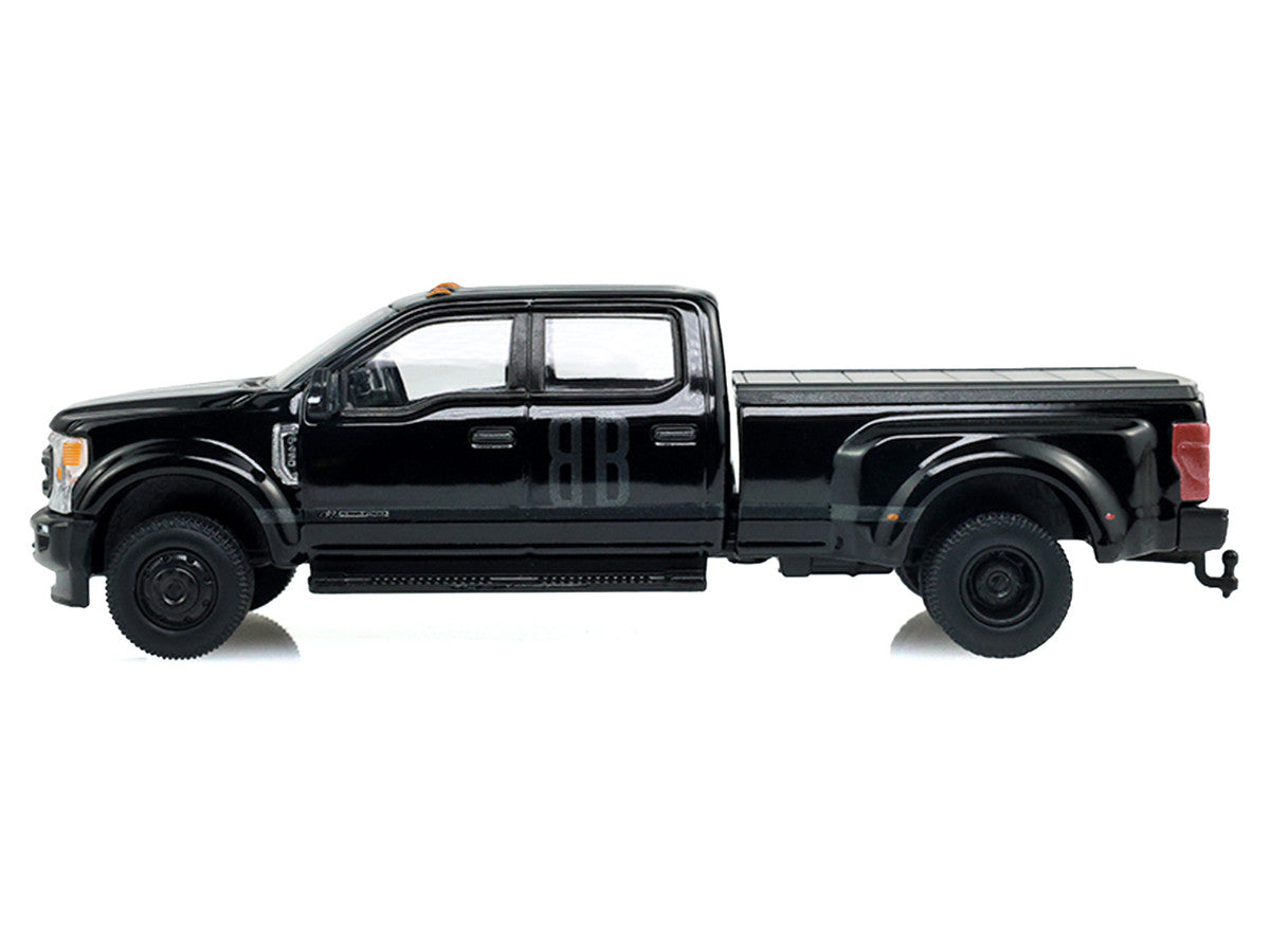 2020 Ford F-450 XL Super Duty Pickup Truck Black "Black Bandit" Series 31 1/64 Diecast Model Car by Greenlight Greenlight