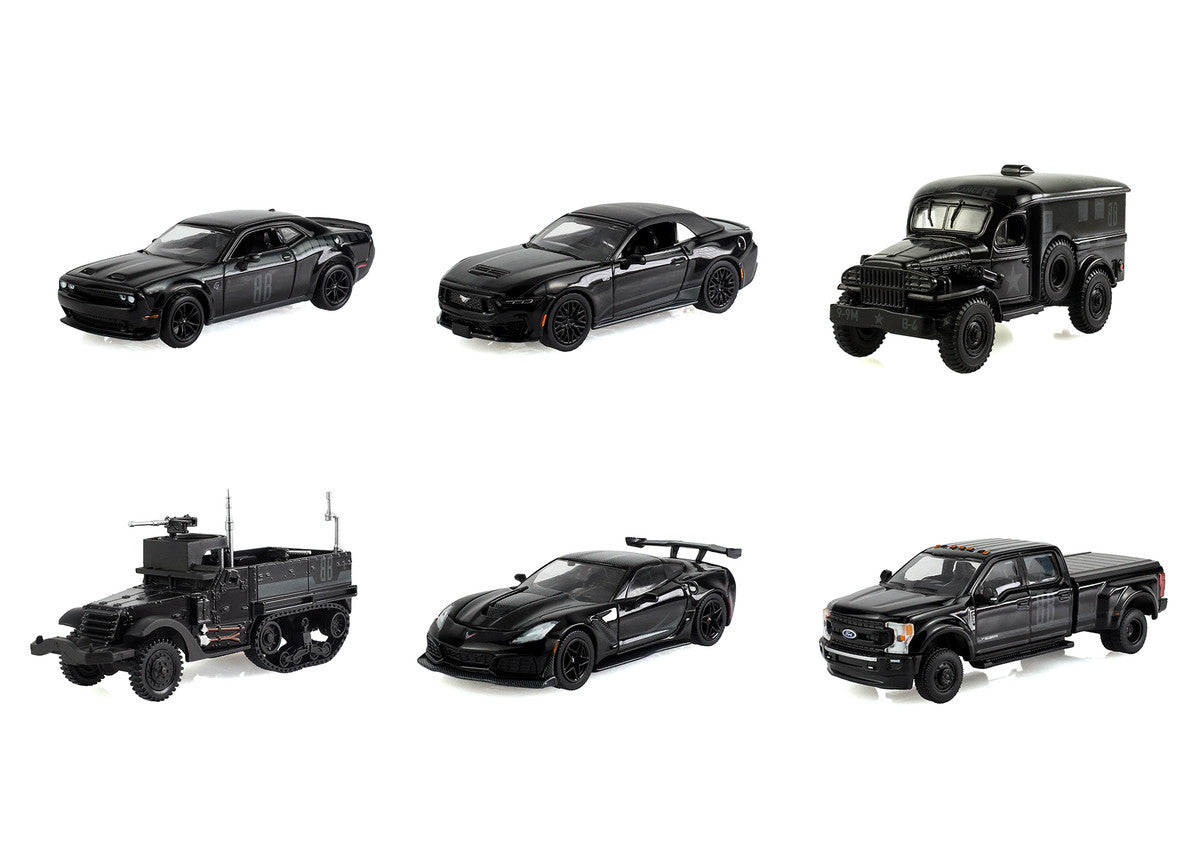 "Black Bandit" Series 31 6 piece Set 1/64 Diecast Model Cars by Greenlight Greenlight
