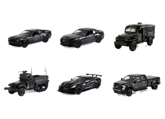 "Black Bandit" Series 31 6 piece Set 1/64 Diecast Model Cars by Greenlight Greenlight