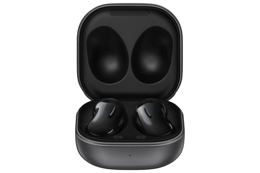 Samsung Galaxy Buds Live True Wireless Earbuds with Active Noise Cancelling Microphone Charging Case for Ear Buds US Version Onyx Black LuxuryLifeWay Online Store