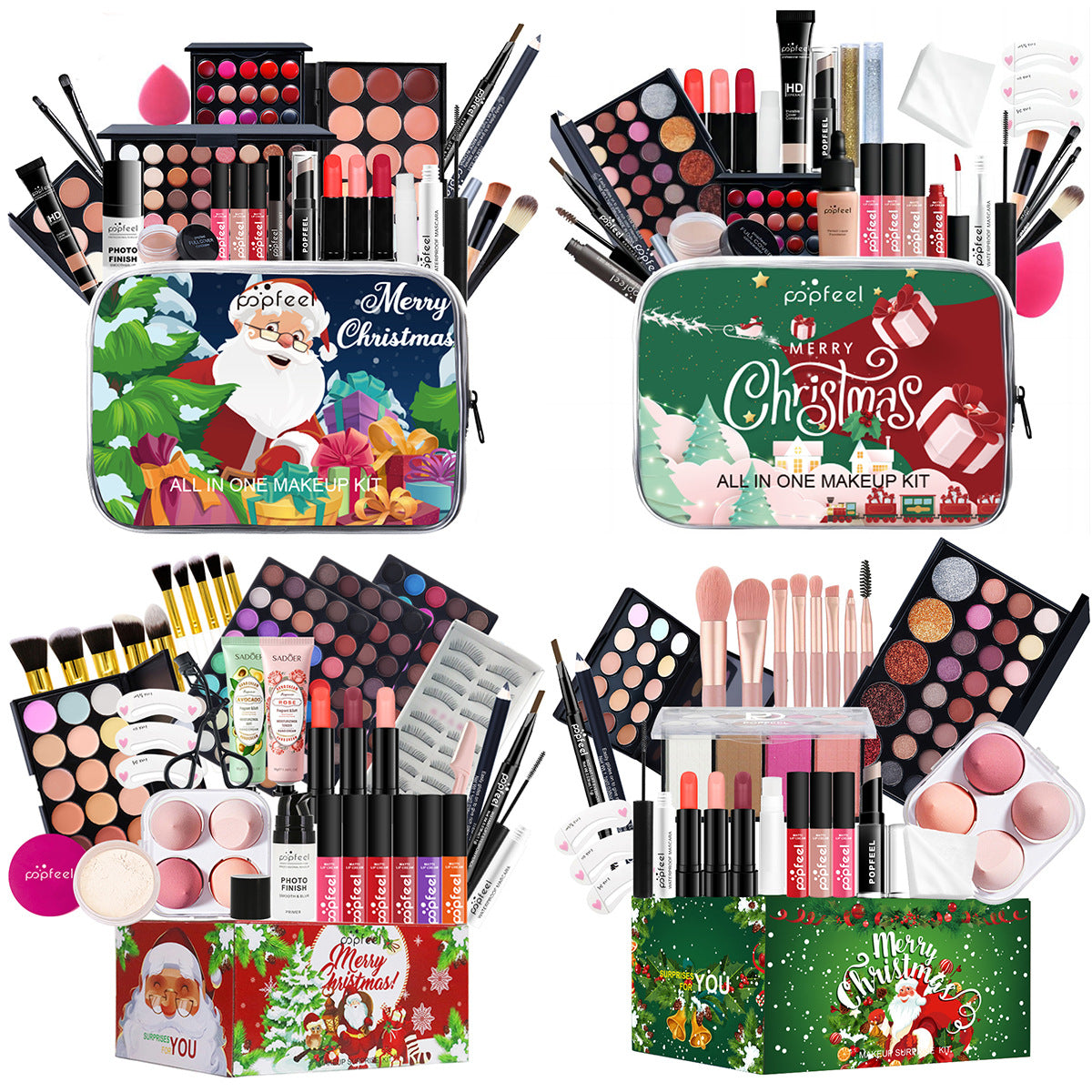 Christmas Cosmetics Suit Makeup Performance LadyShow.Store