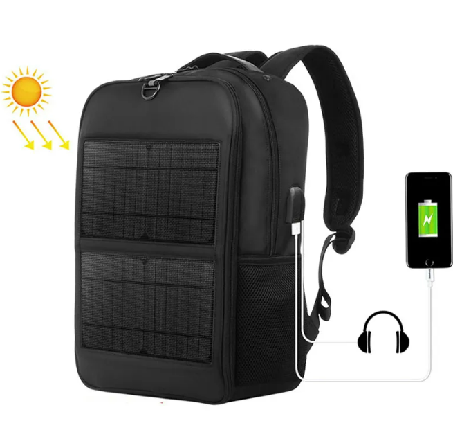 Waterproof Nylon Solar Charging Backpack Best YouTube Store