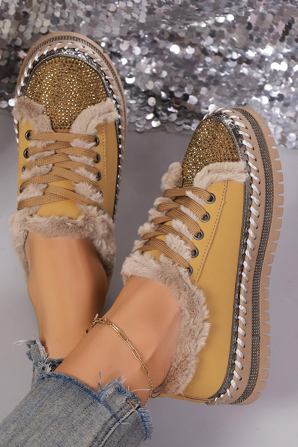 Harper Lace Up Flat Shoes-0