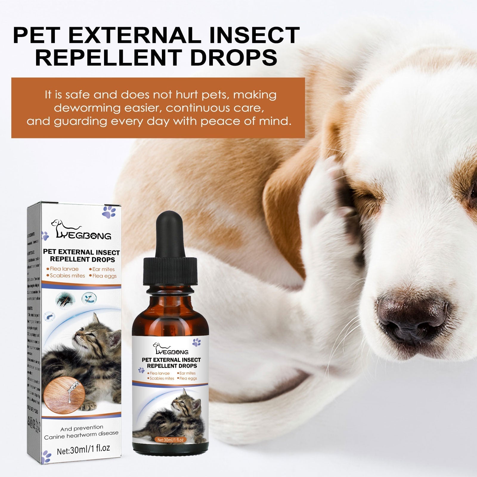 Dog Cat Drops Spray Cleaning Remove Lice Tick Flea Best YouTube Store