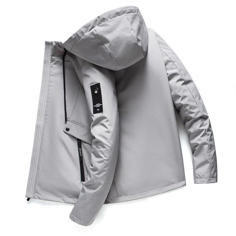 Men's Casual Loose Sports Hooded Jacket Pi-Mart