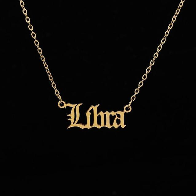 Hip Hop Rapper Letter Pendant Necklace