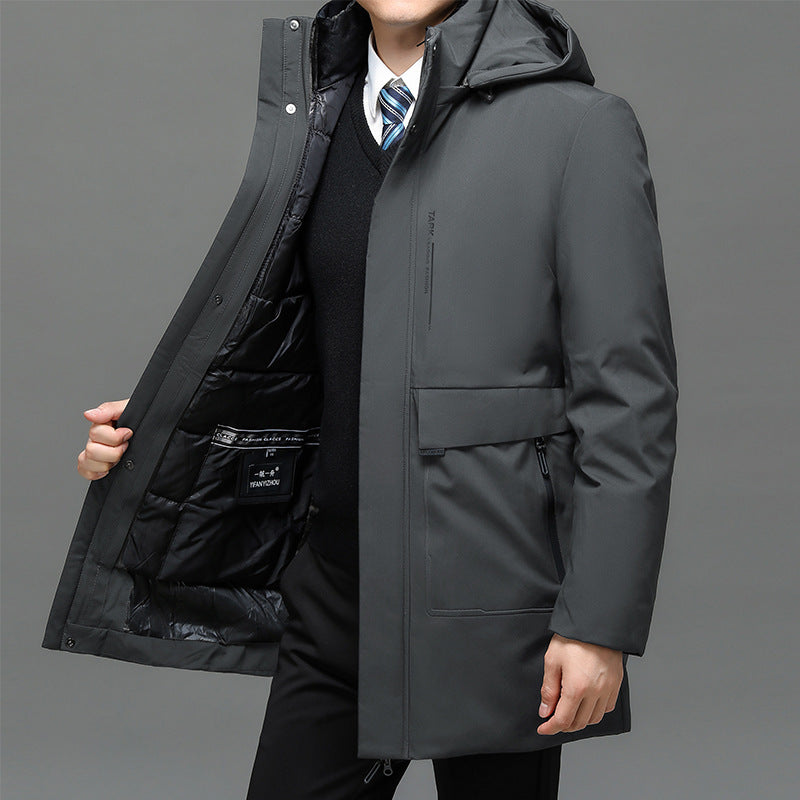 Men's Thickened Detachable Liner Thermal Cotton Padded Jacket LadyShow.Store