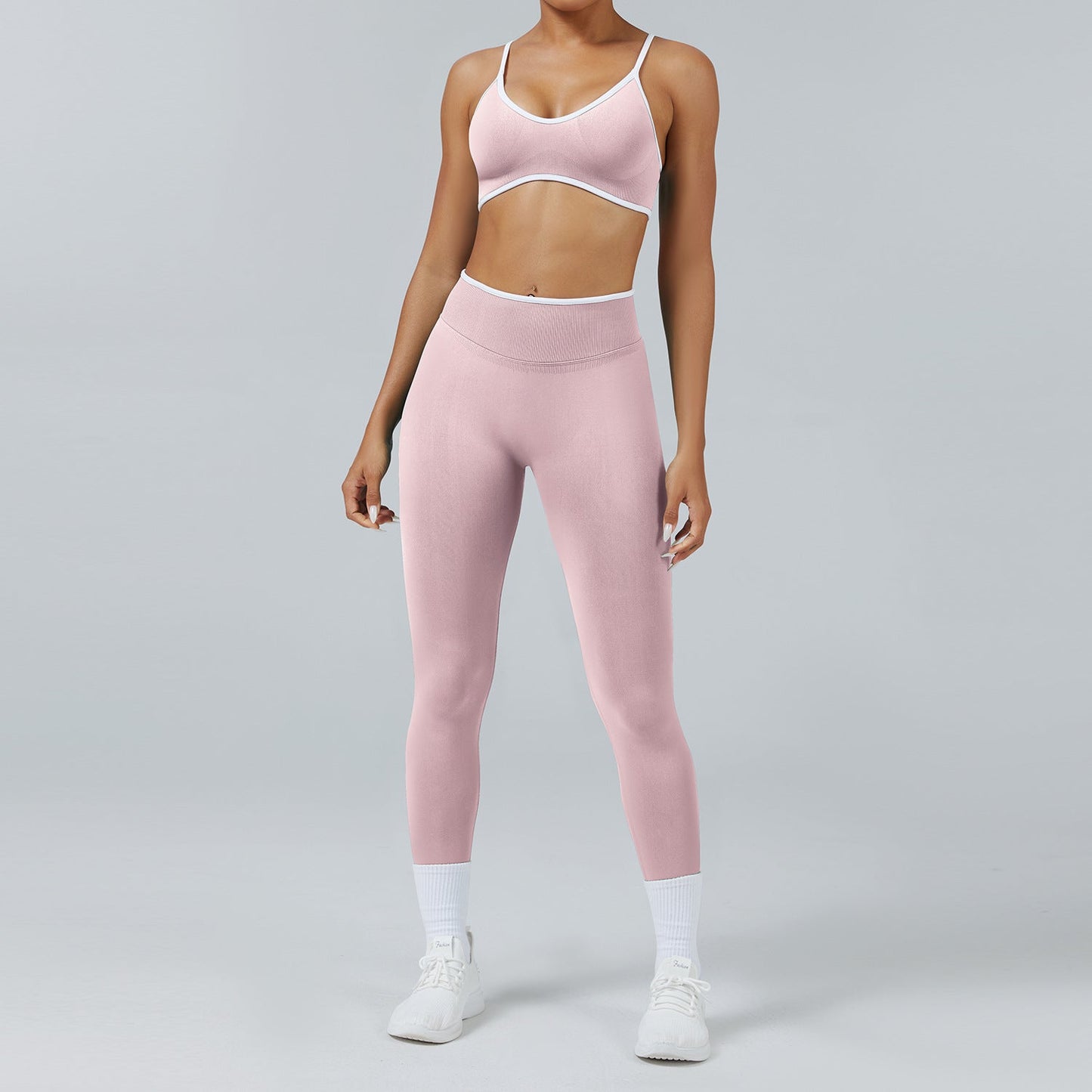 Seamless Back-Support Running Quick-Drying Yoga And Fitness Apparel Set Best YouTube Store