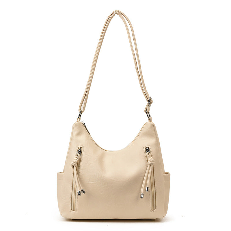 Womens Retro-Style Fashionable Casual High-Capacity Crossbody Bag LadyShow.Store