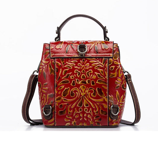 Cow Leather Backpack Multi-function Ladies Shoulder Bags Handbags LadyShow.Store