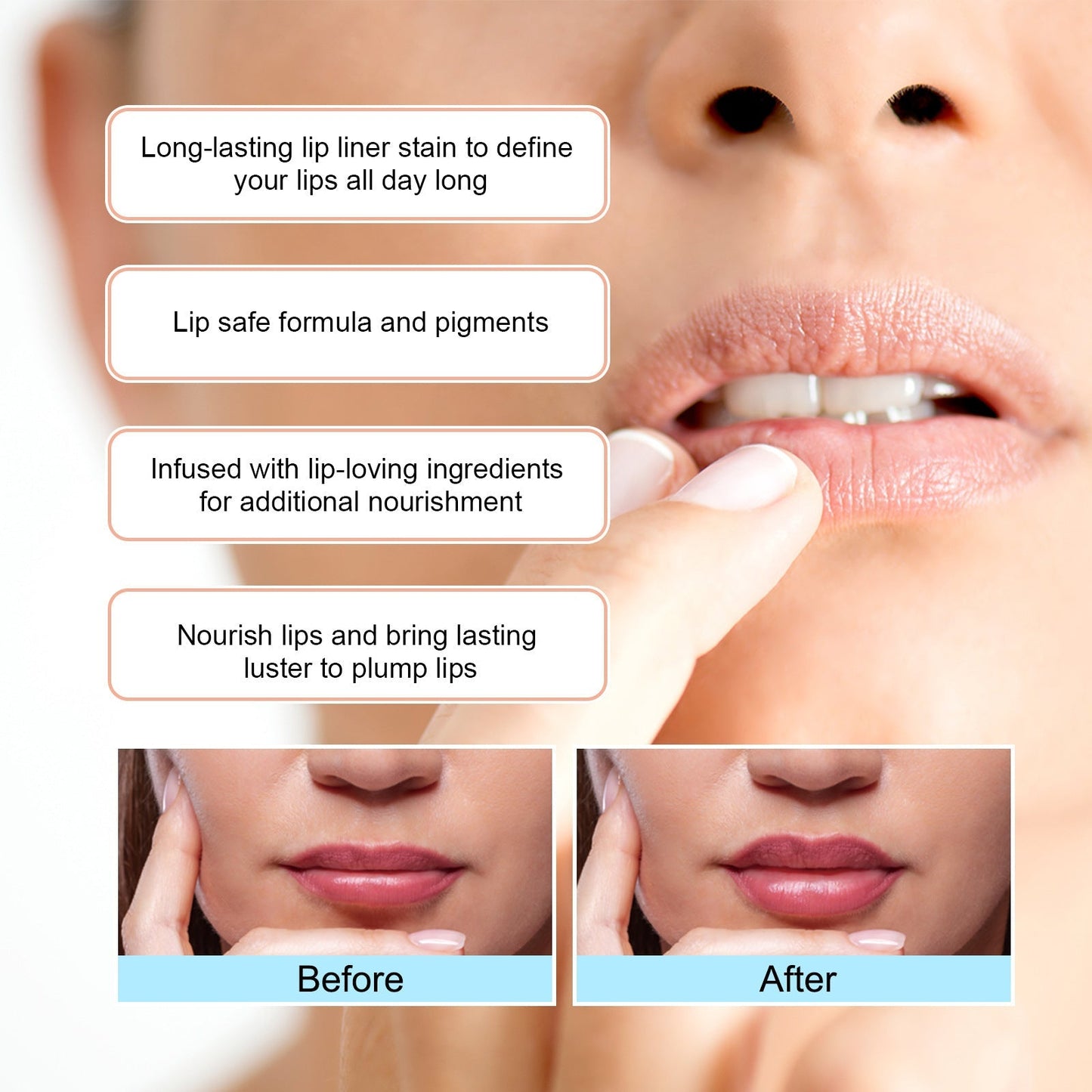 Stripping Lip Liner Outline Waterproof LadyShow.Store