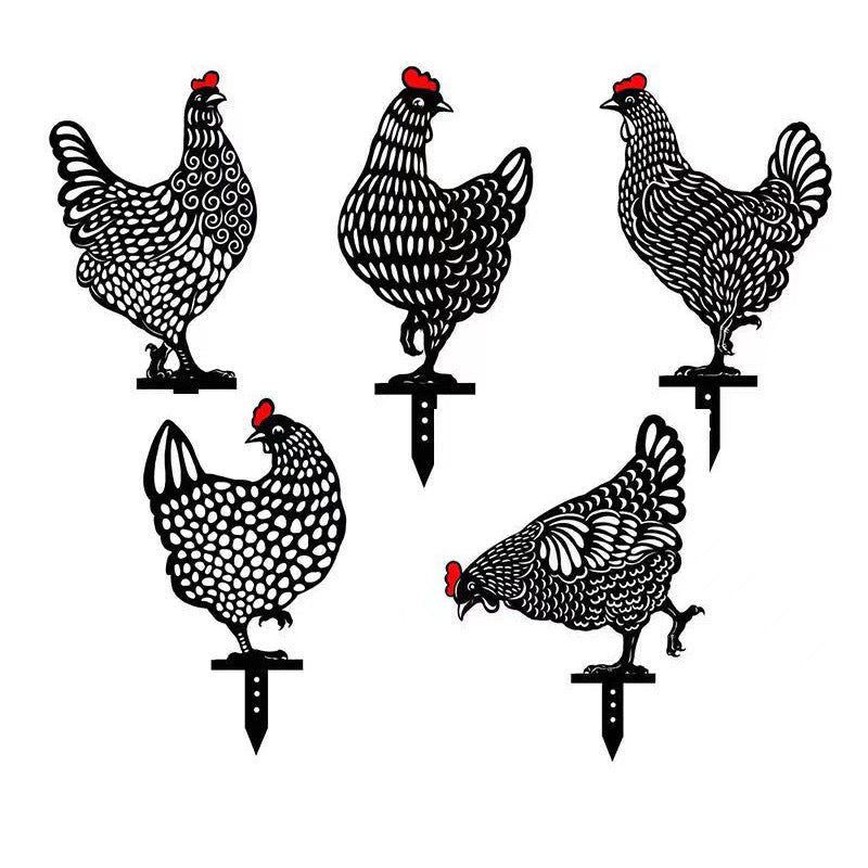 Garden Decoration Pastoral Chicken Simulation Garden