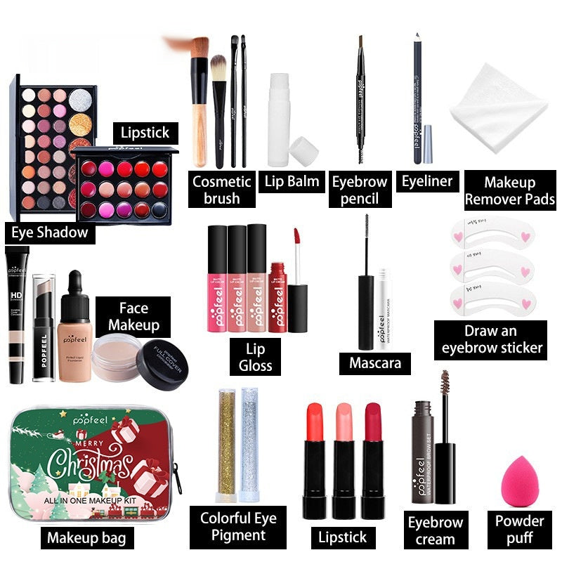 Christmas Cosmetics Suit Makeup Performance LadyShow.Store